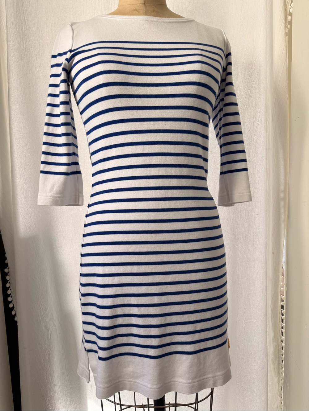 Armor Lux, Tudy Cotton Knit Breton Stripe Dress sz 0 - Picture 4 of 10